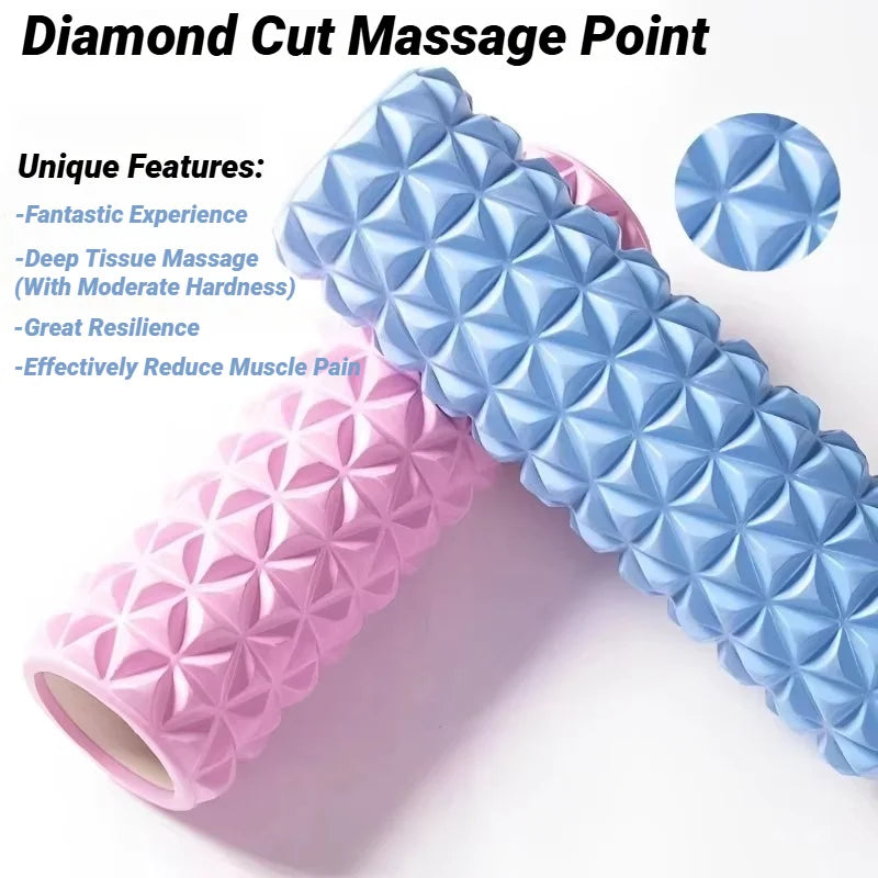 Rouleau en Mousse 3D à Motif Diamant – Léger, Durable et Efficace