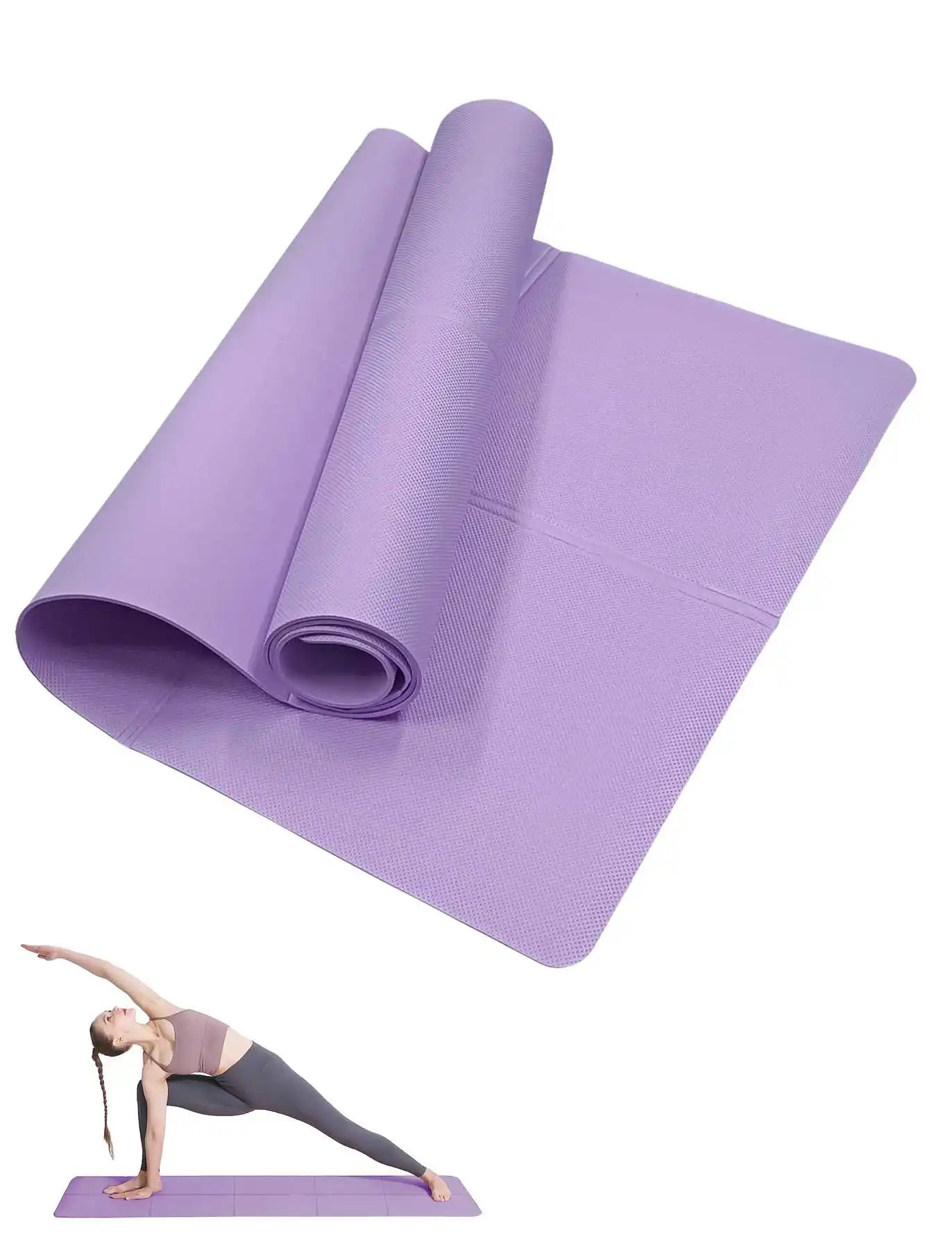 Tapis de Yoga & Fitness – Antidérapant et Confortable