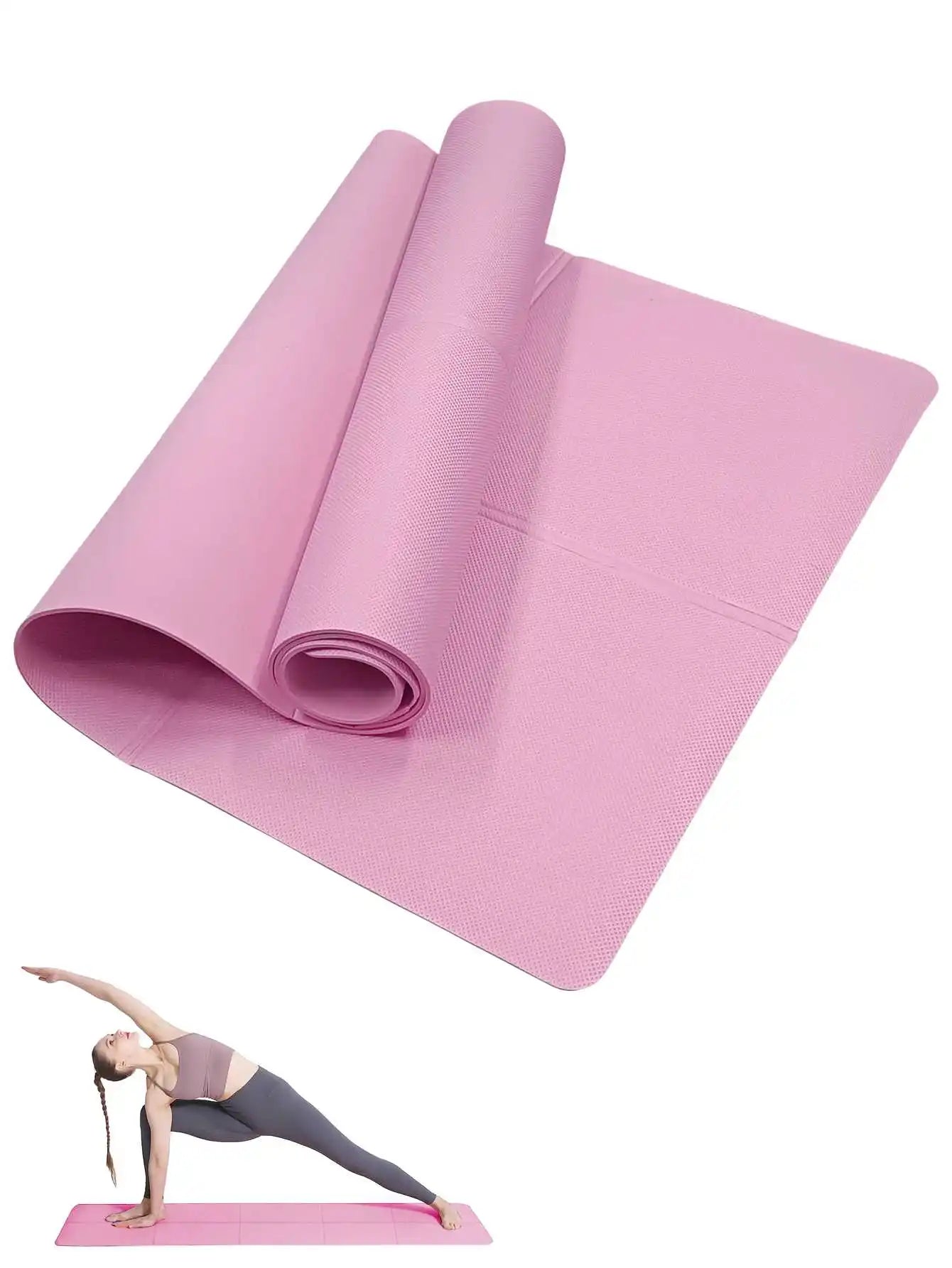Tapis de Yoga & Fitness – Antidérapant et Confortable