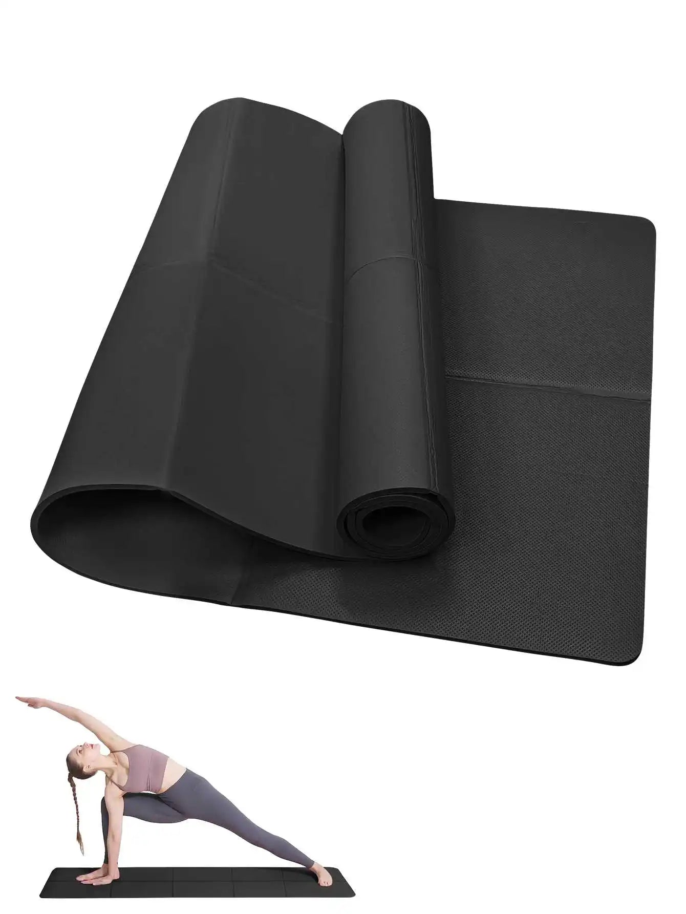 Tapis de Yoga & Fitness – Antidérapant et Confortable